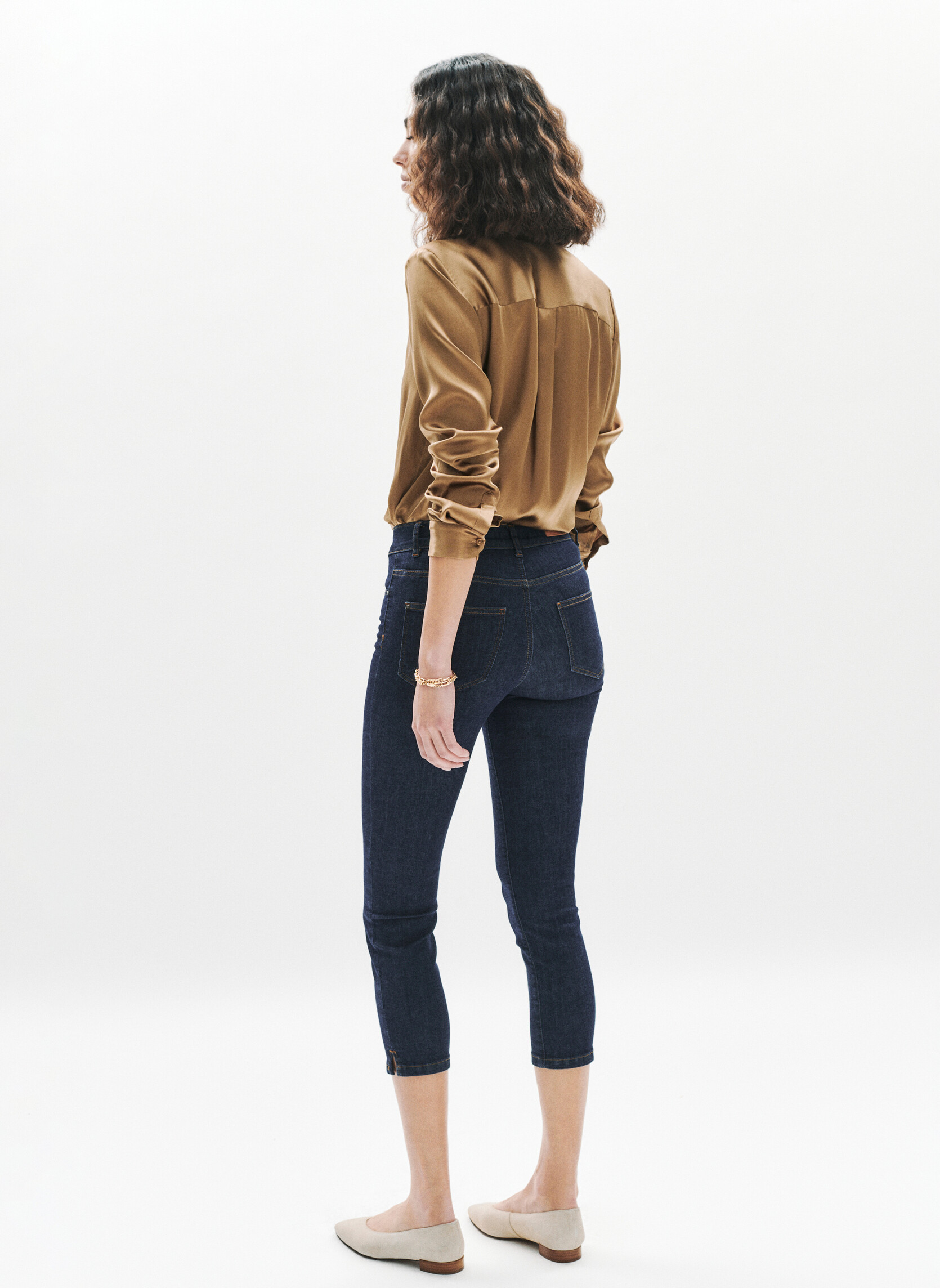 Jeans droit PK013-CALEBB femme bleu Caroll Jeans droit PK013-CALEBB femme bleu Bleu foncé