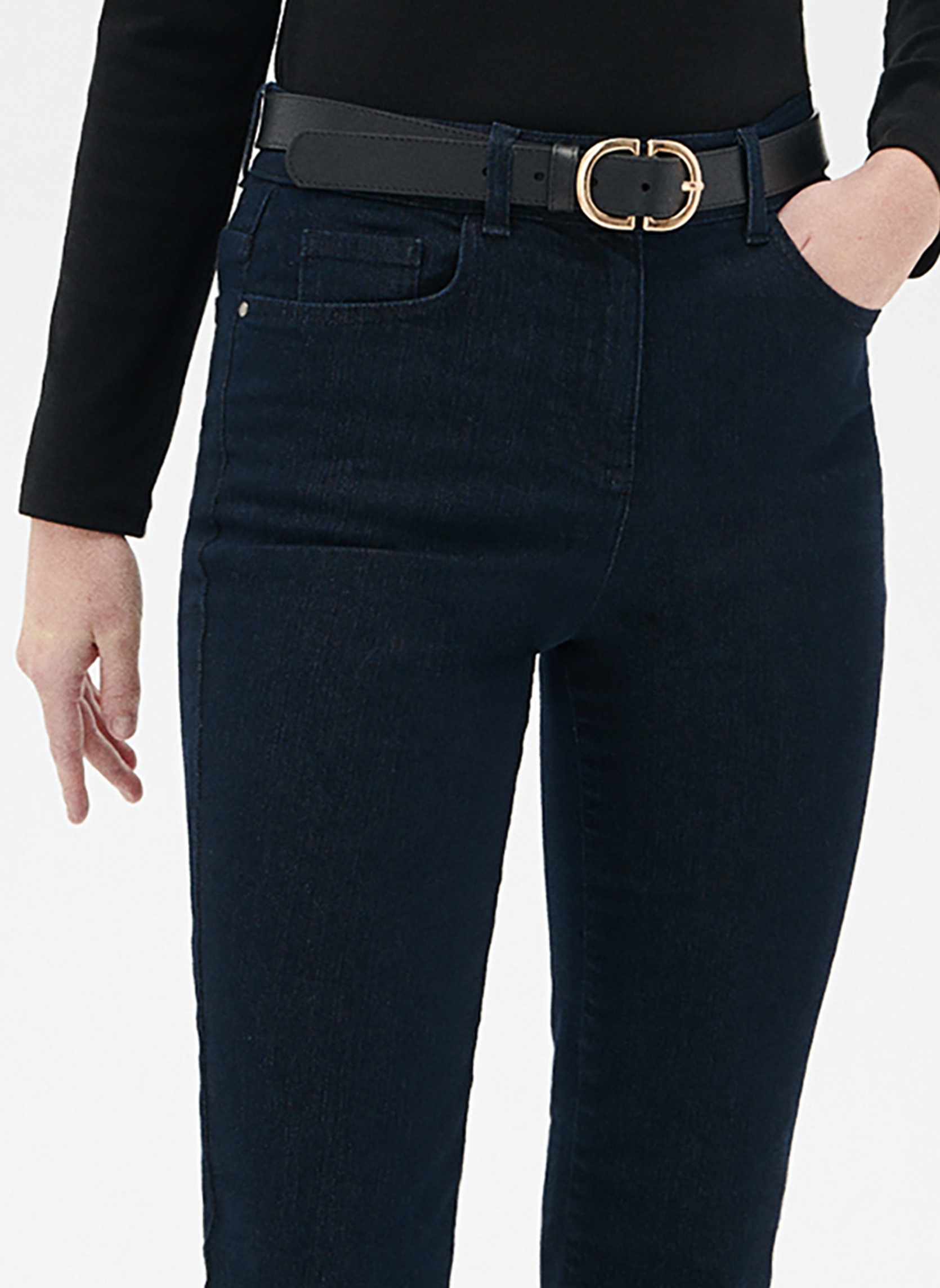 Jeans droit 232P-PRAYANO femme bleu Caroll Jeans droit 232P-PRAYANO femme bleu Bleu foncé