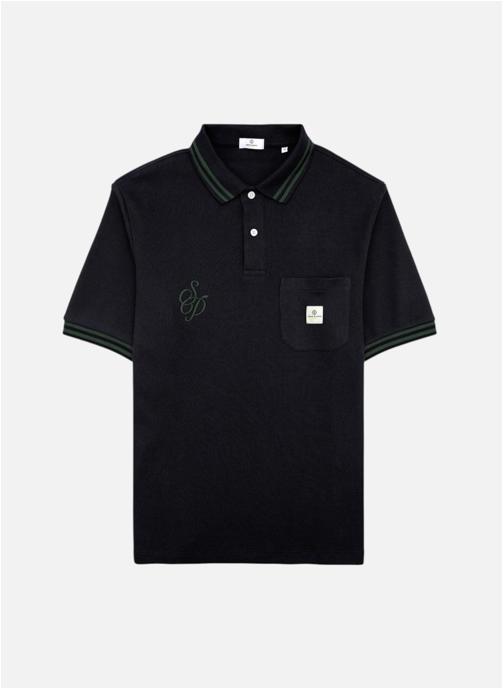 Serge Blanco Polos Section Paloise homme noir