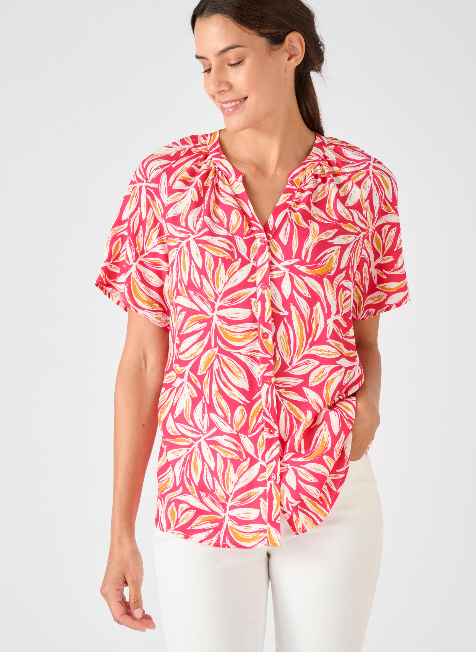Chemises 85244 femme rose Damart Chemises 85244 femme rose Rose