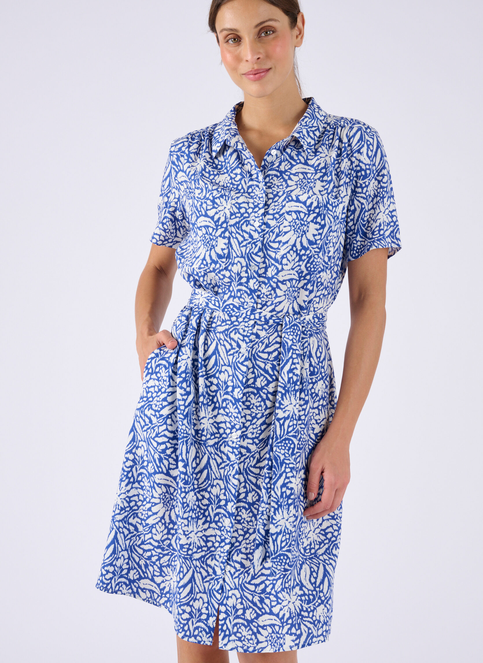 Robes 85552 femme bleu Damart Robes 85552 femme bleu Bleu