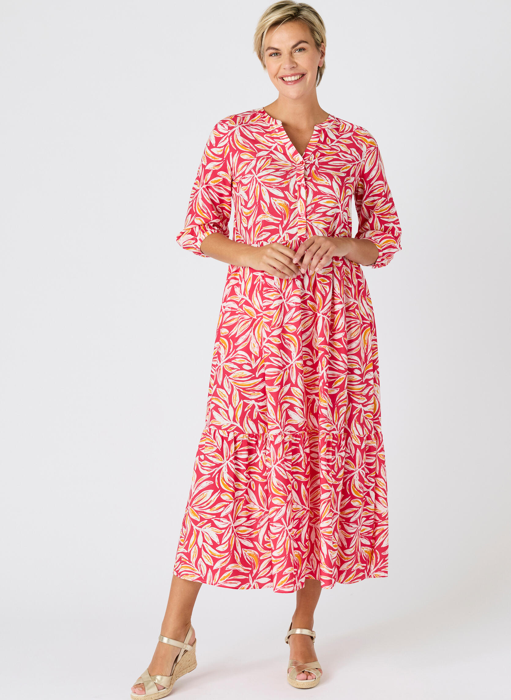 Robes 85267 femme rose Damart Robes 85267 femme rose Rose