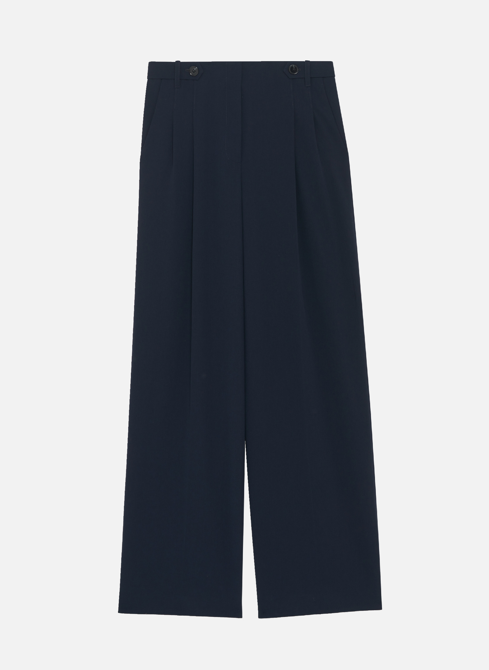 Pantalons droit 241P-PRESLEY femme bleu Caroll Pantalons droit 241P-PRESLEY femme bleu Bleu marine