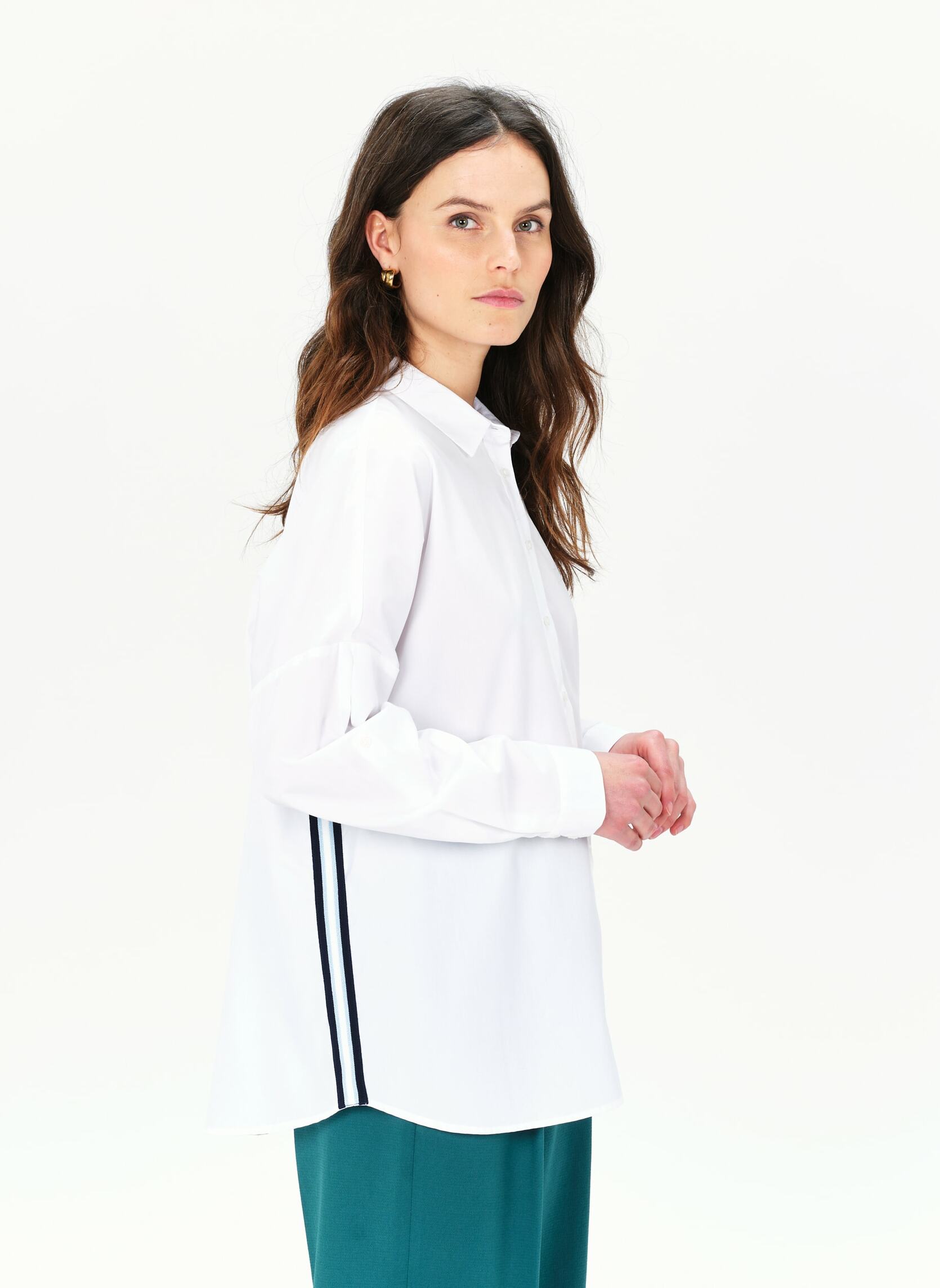 Chemises 241C-CLAUDIO femme blanc Caroll Chemises 241C-CLAUDIO femme blanc Blanc