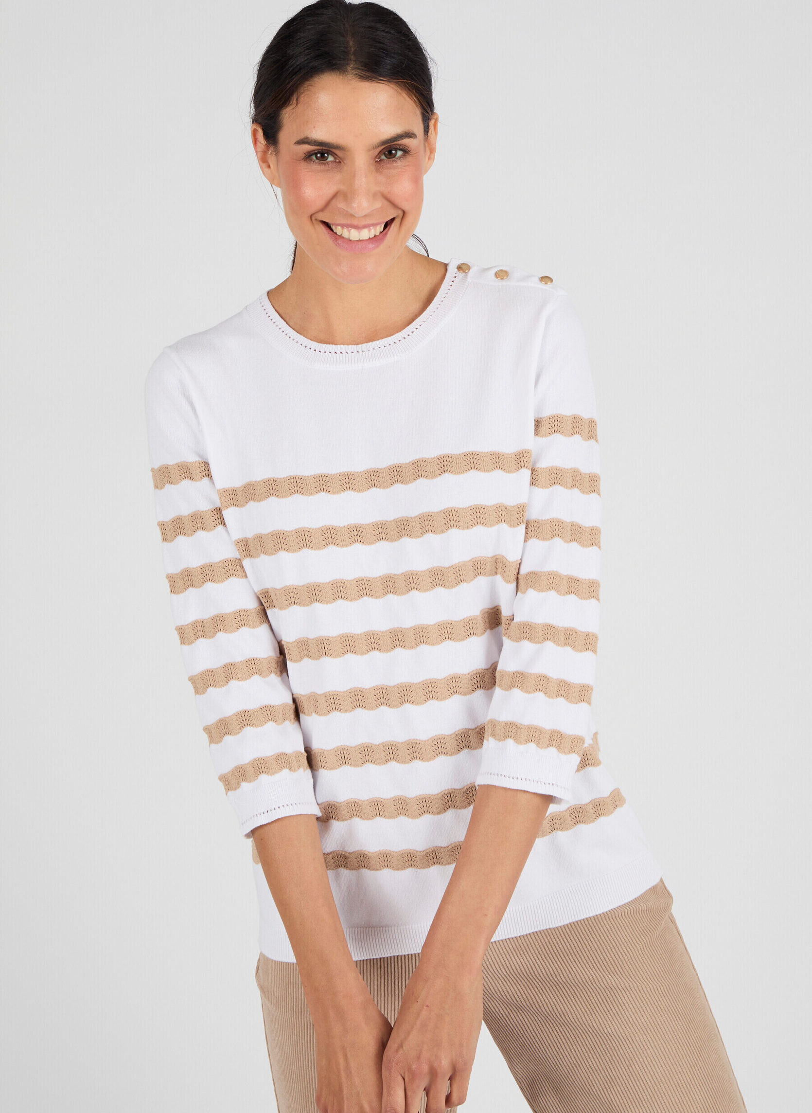 Pulls 82970 femme marron Damart Pulls 82970 femme marron Marron
