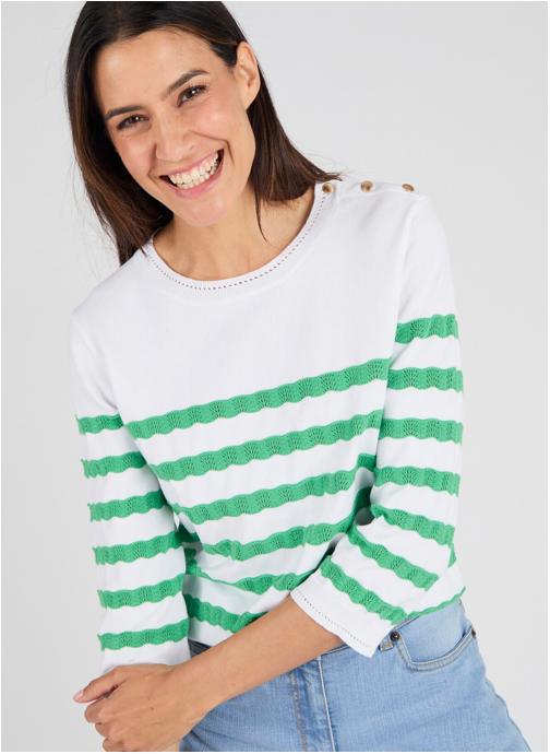 Damart Pulls 82970 femme vert
