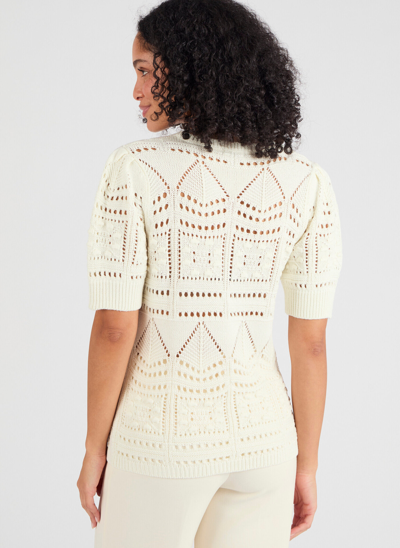 Pulls 76942 femme beige Damart Pulls 76942 femme beige Ecru
