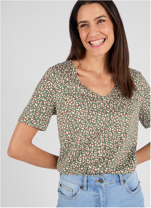 Damart Tee-shirts 83061 femme vert
