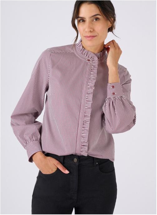 Damart Chemises 79965 femme rouge