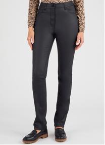 Pantalons droit 83109 femme noir