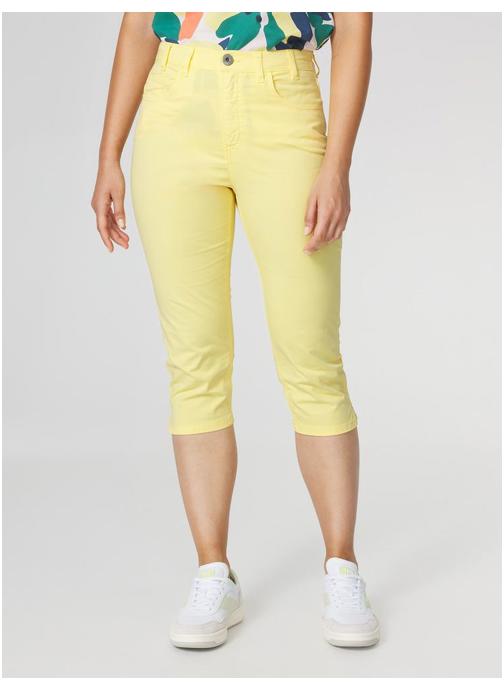 TBS Bermudas Pantacourt SANTACOR CITRON femme jaune