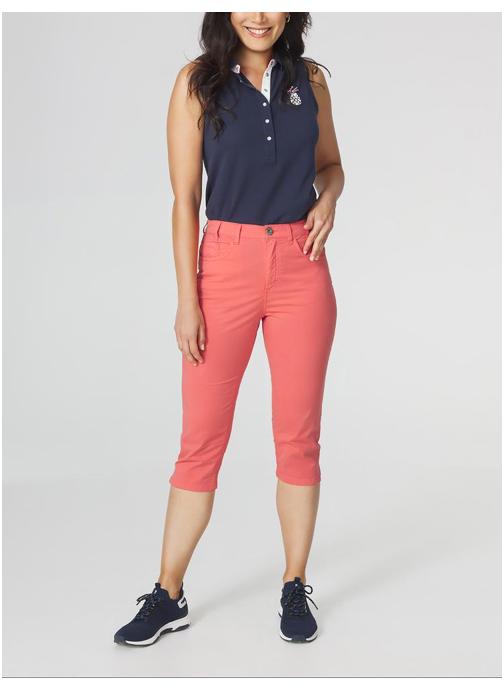 TBS Bermudas Pantacourt SANTACOR CITRON femme rose