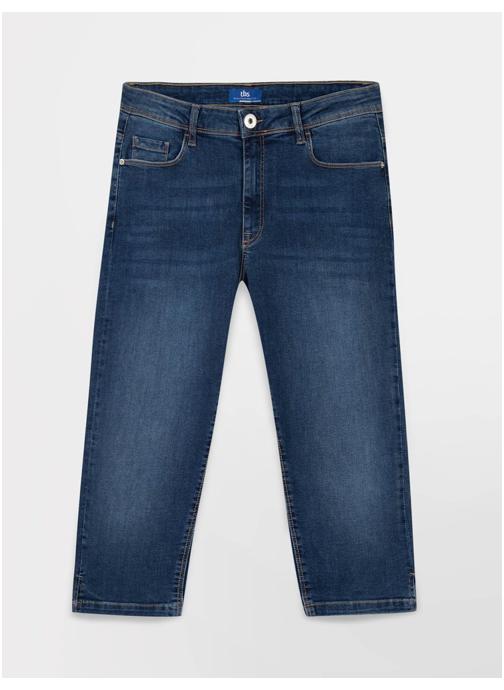 TBS Bermudas Pantacourt NAOMIDRE STONE femme bleu