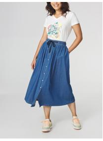 Jupes mi-longues Jupe longue MANDYJUP STONE femme bleu