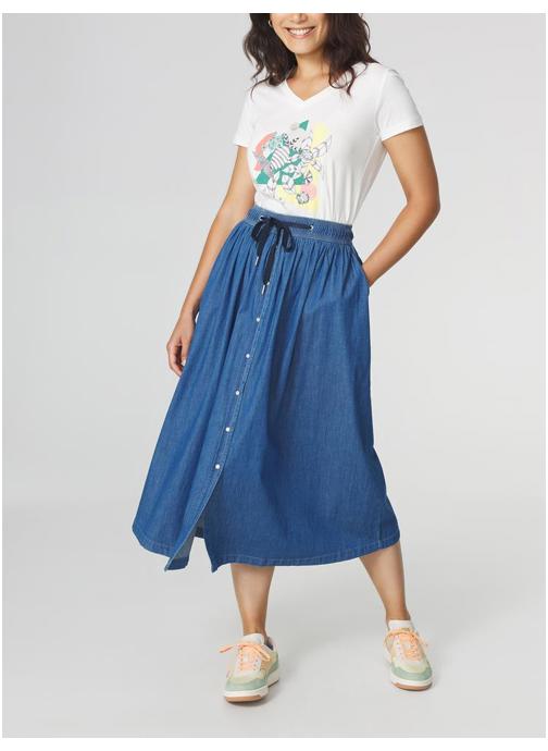 TBS Jupes mi-longues Jupe longue MANDYJUP STONE femme bleu