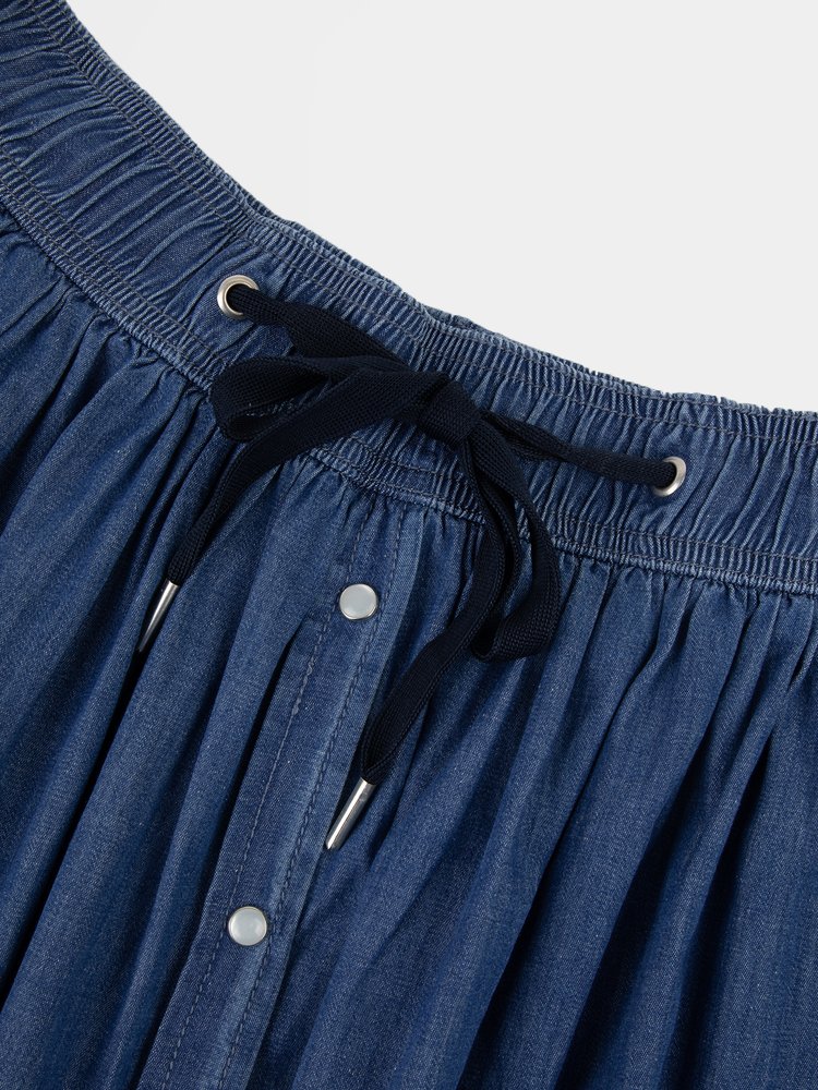 Jupes mi-longues Jupe longue MANDYJUP STONE femme bleu TBS Jupes mi-longues Jupe longue MANDYJUP STONE femme bleu Bleu