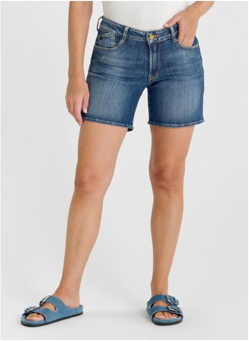 Le temps des cerises Shorts Short en jeans KELLY Blue femme bleu