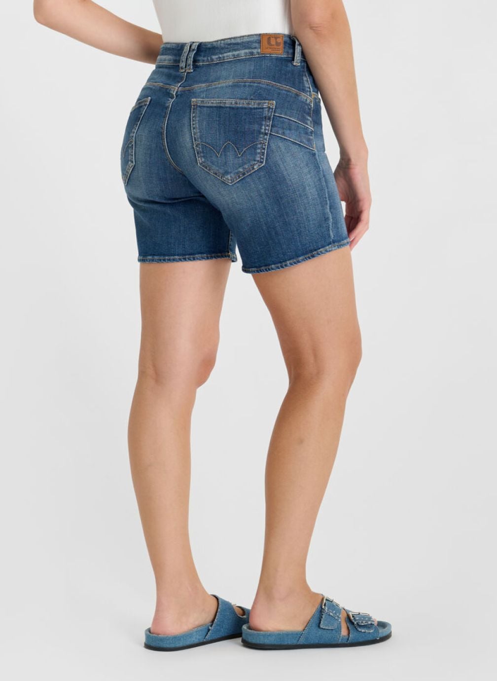 Shorts Short en jeans KELLY Blue femme bleu Le temps des cerises Shorts Short en jeans KELLY Blue femme bleu Bleu