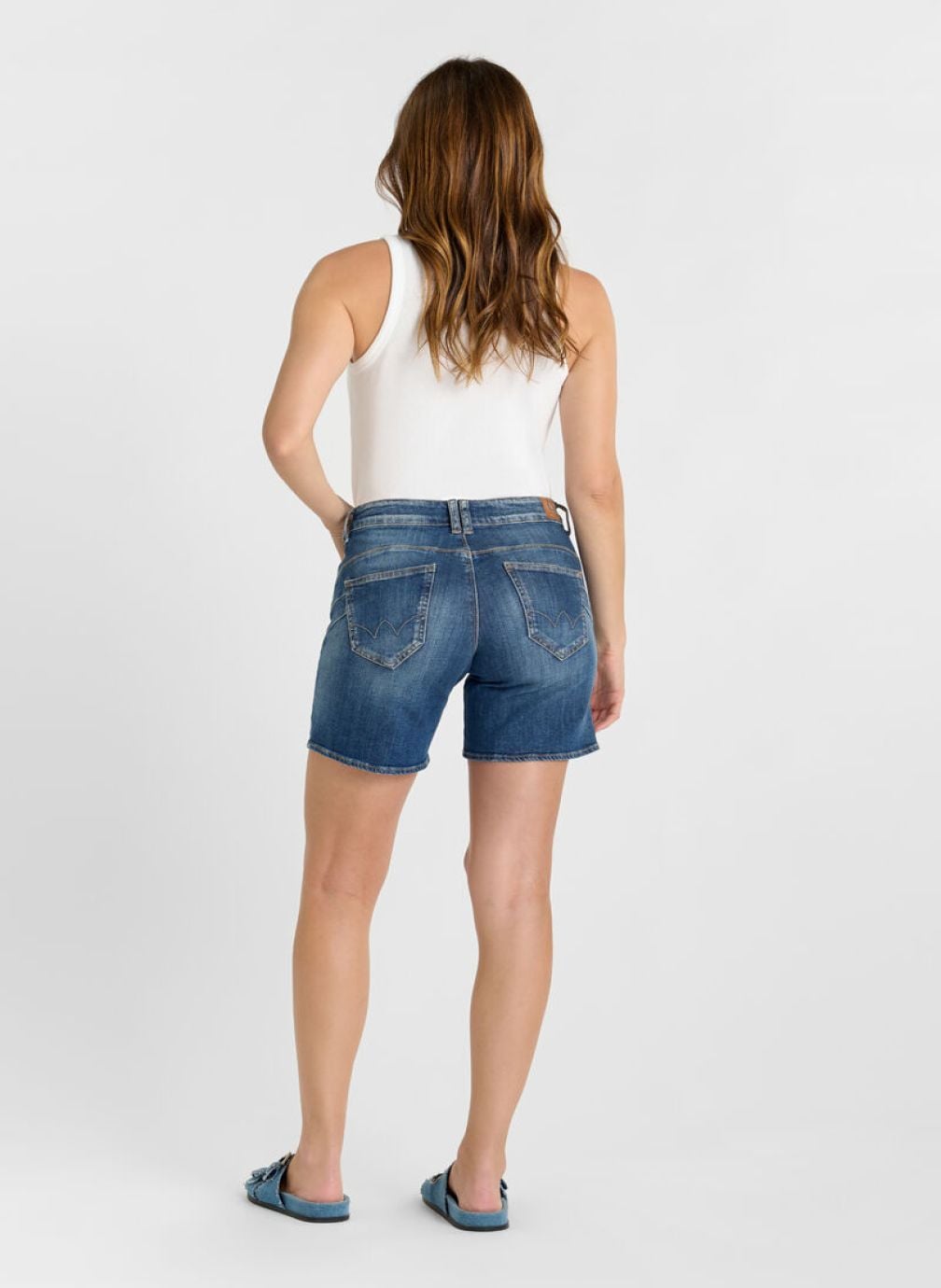 Shorts Short en jeans KELLY Blue femme bleu Le temps des cerises Shorts Short en jeans KELLY Blue femme bleu Bleu