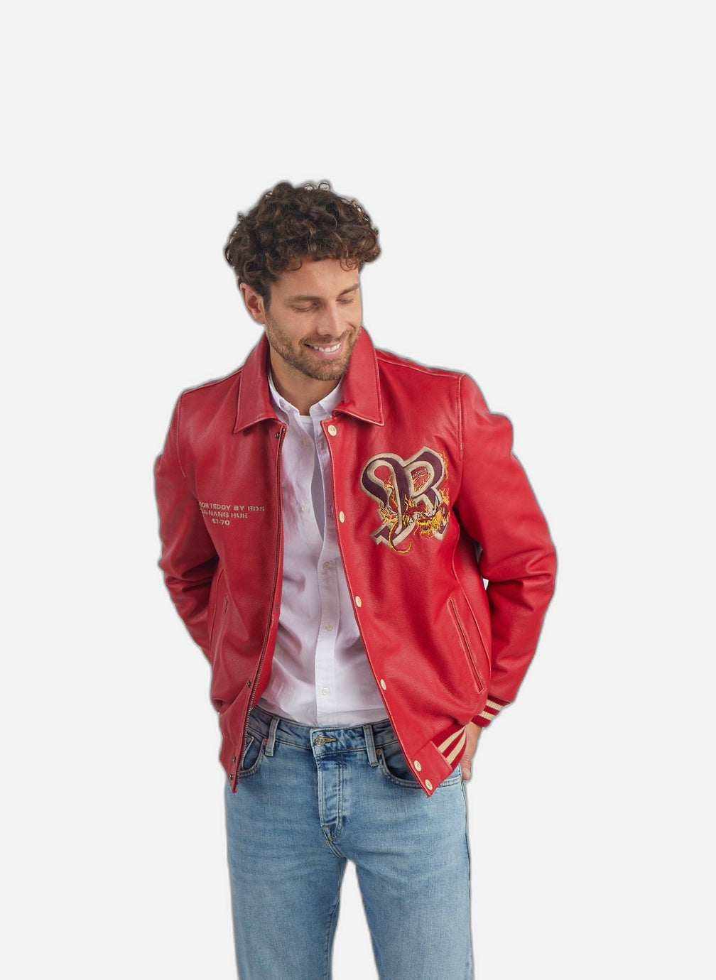 Vestes Dragcohi homme rouge Redskins Vestes Dragcohi homme rouge Rouge
