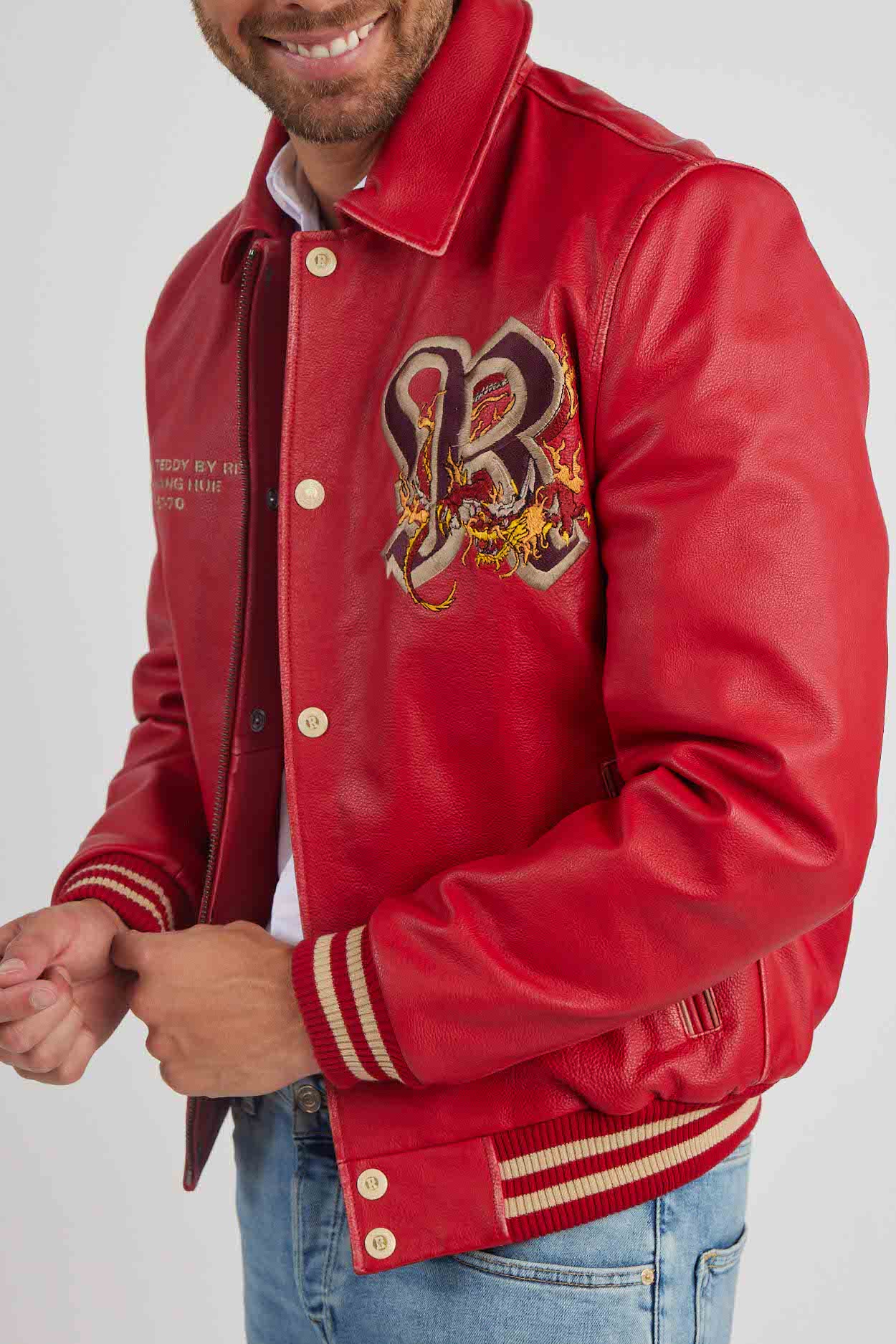 Vestes Dragcohi homme rouge Redskins Vestes Dragcohi homme rouge Rouge