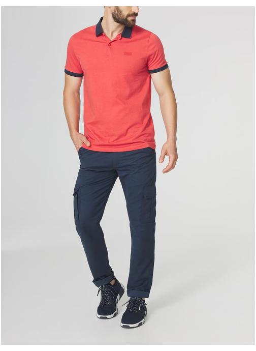 TBS Polos Polo manches courtes MILAKPOL GRENADE homme rouge