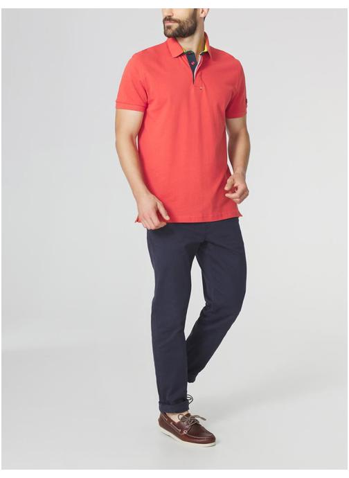 TBS Polos Polo manches courtes CLIDEPOL GRENADE homme rouge
