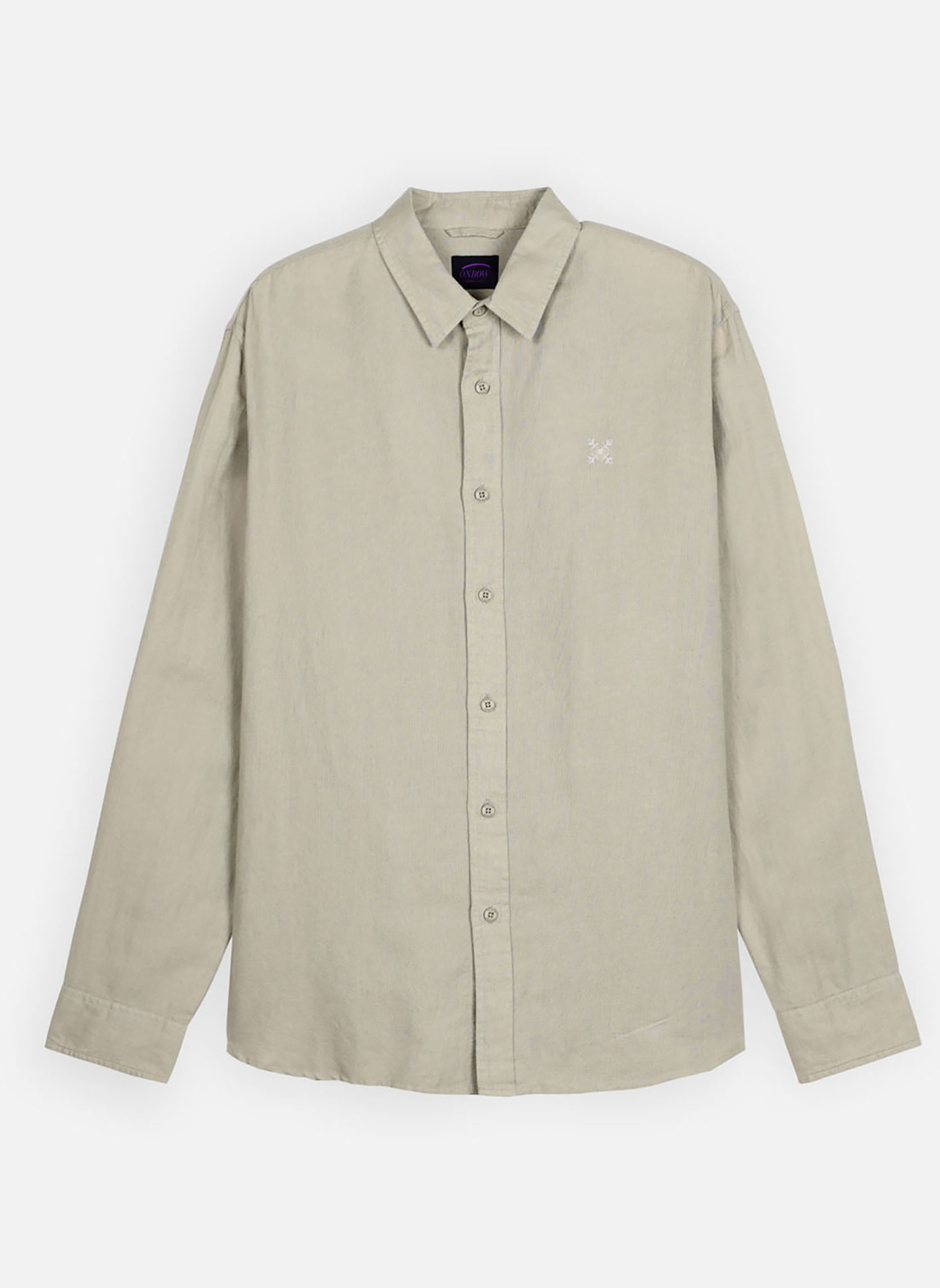 Chemises LINEN homme gris Oxbow Chemises LINEN homme gris Gris