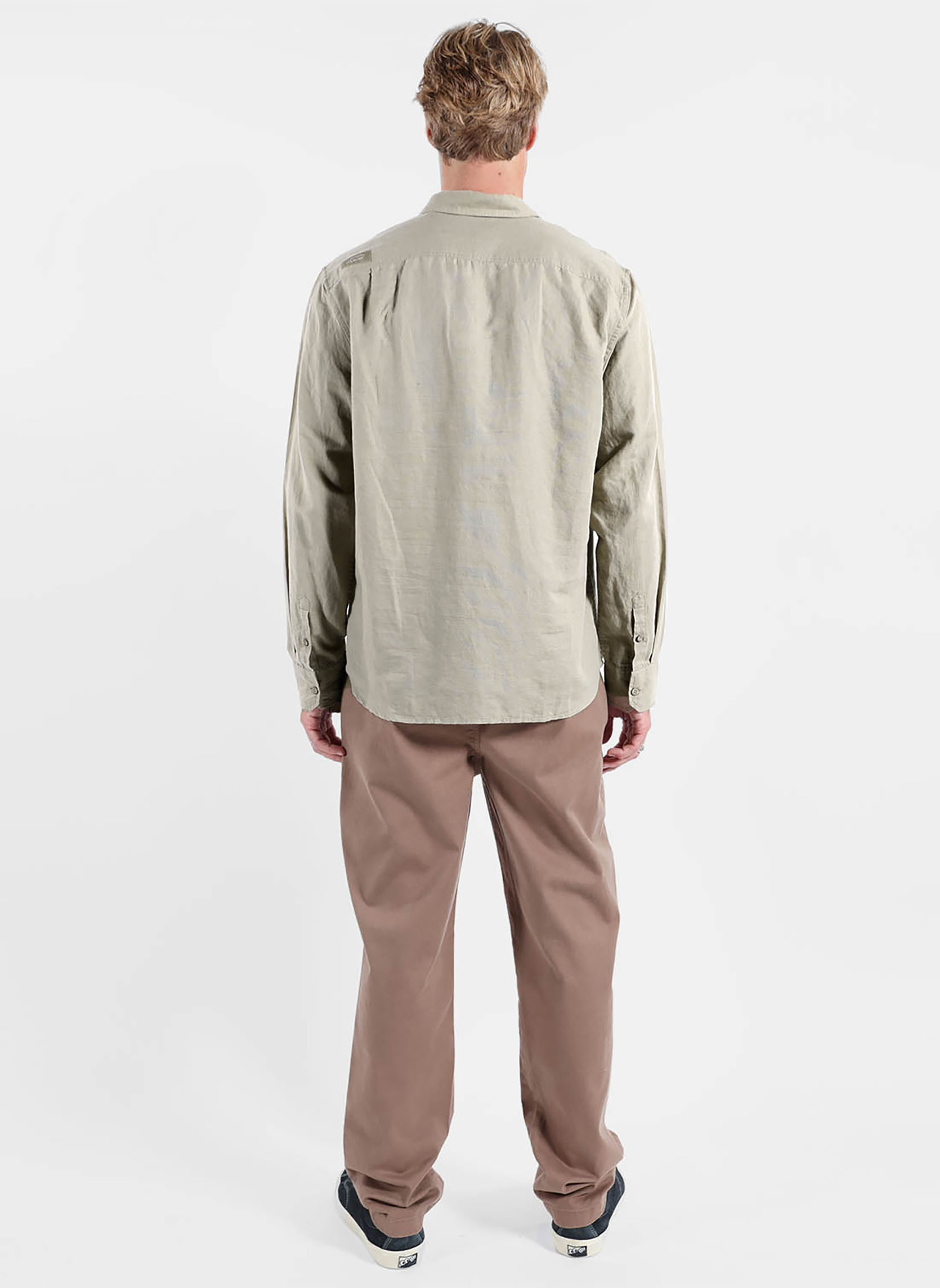 Chemises LINEN homme gris Oxbow Chemises LINEN homme gris Gris