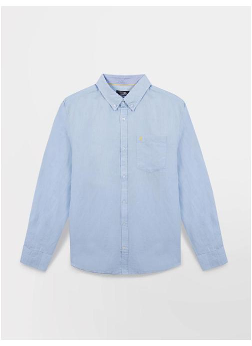 TBS Chemises Chemise manches longues LYNERCHE OXYGENE homme bleu