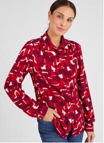 Chemises 83597 femme rouge