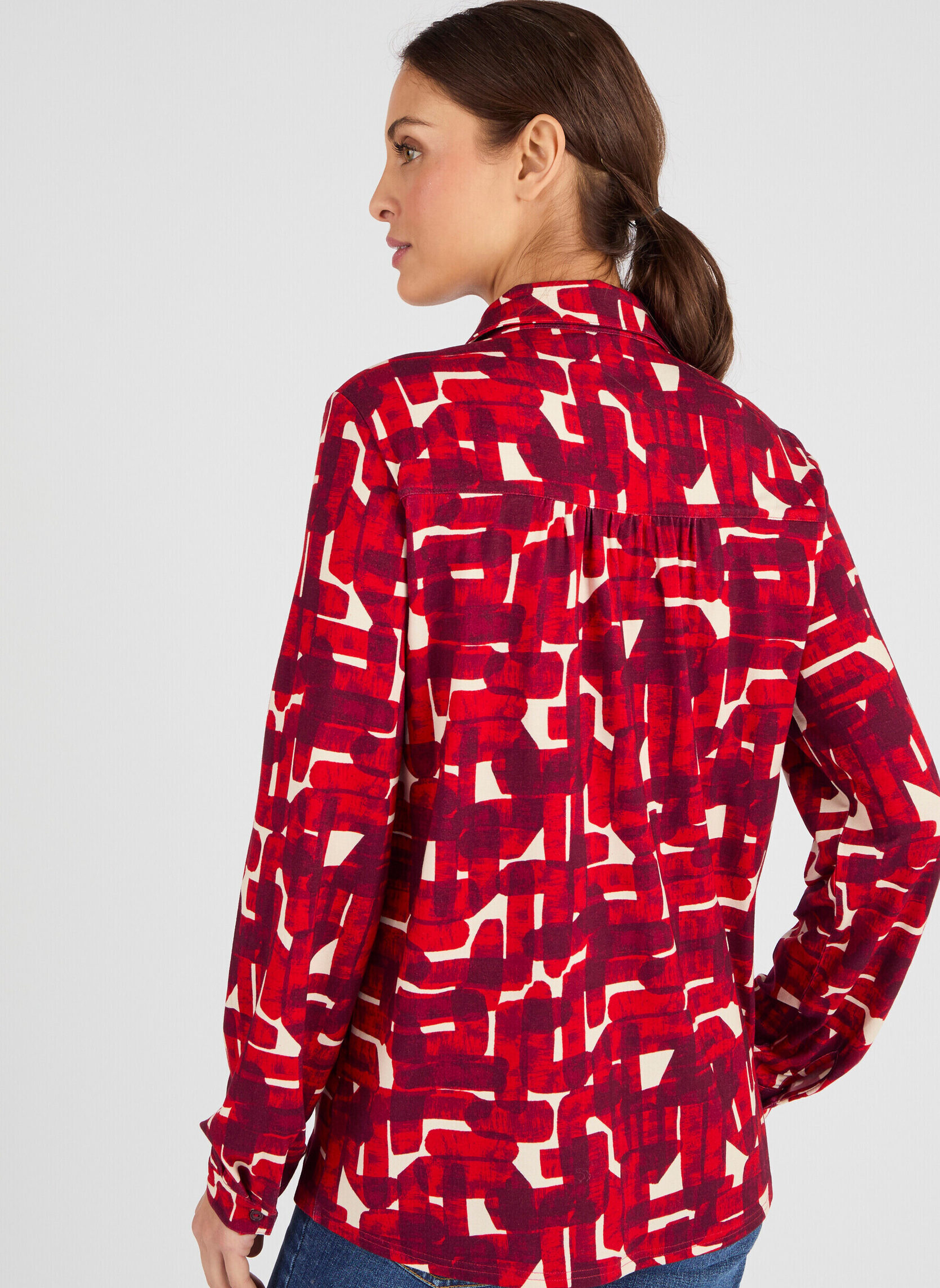 Chemises 83597 femme rouge Damart Chemises 83597 femme rouge Rouge