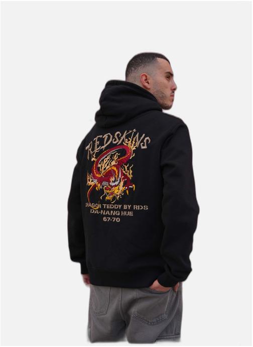Redskins Sweats à capuche Dragon Fleece homme noir