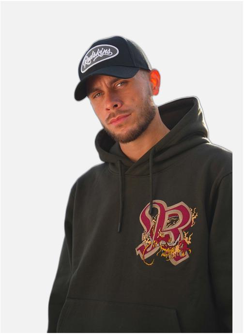 Redskins Sweats à capuche Dragon Fleece homme vert