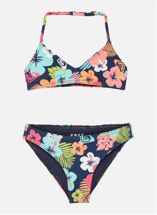 Roxy Hauts de maillots Morning Flower Set fille bleu