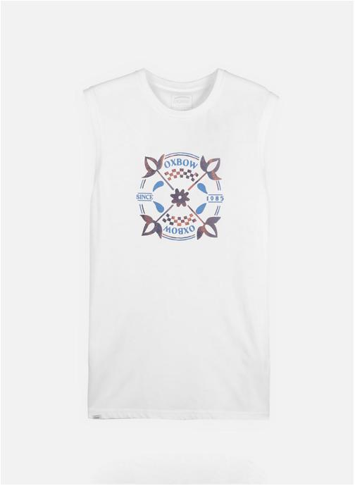 Oxbow Tee-shirts SUNFADED homme blanc