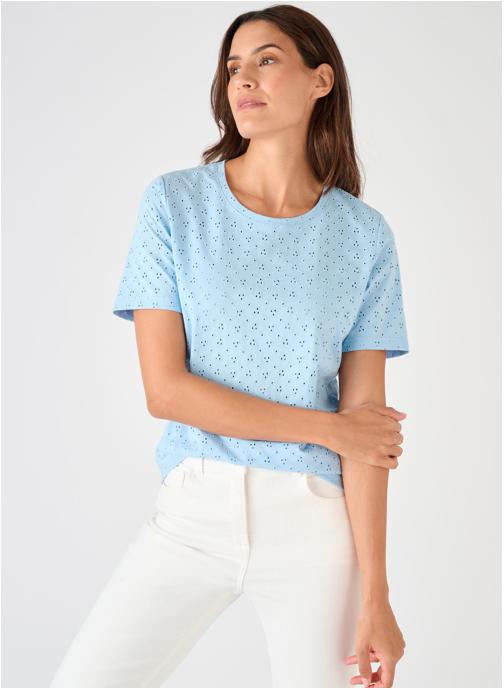 Damart Tee-shirts 82297 femme bleu