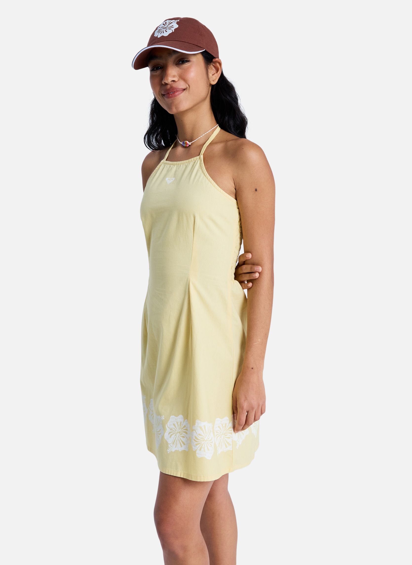 Robes After Glow Mini Solid femme jaune Roxy Robes After Glow Mini Solid femme jaune Jaune