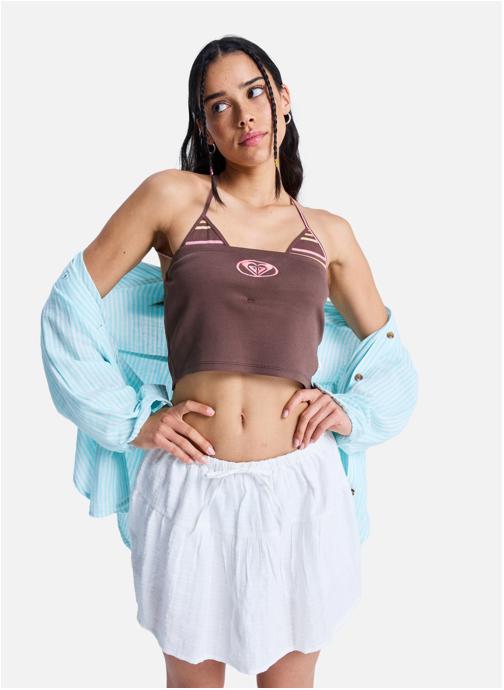 Roxy Tops Sunset Drive Halter femme marron