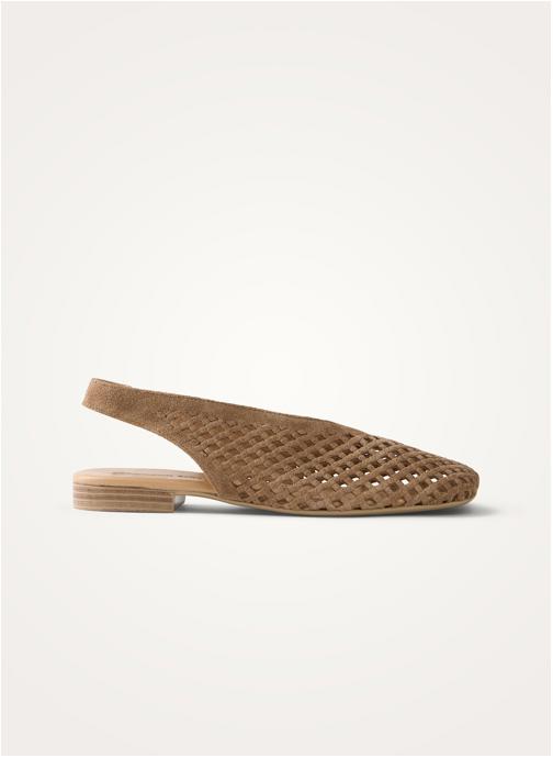 Vanessa Wu Ballerines classiques MARYKATE braid femme beige
