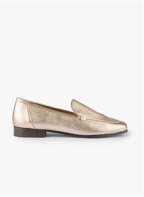 Maison Toufet Mocassins or et bronze