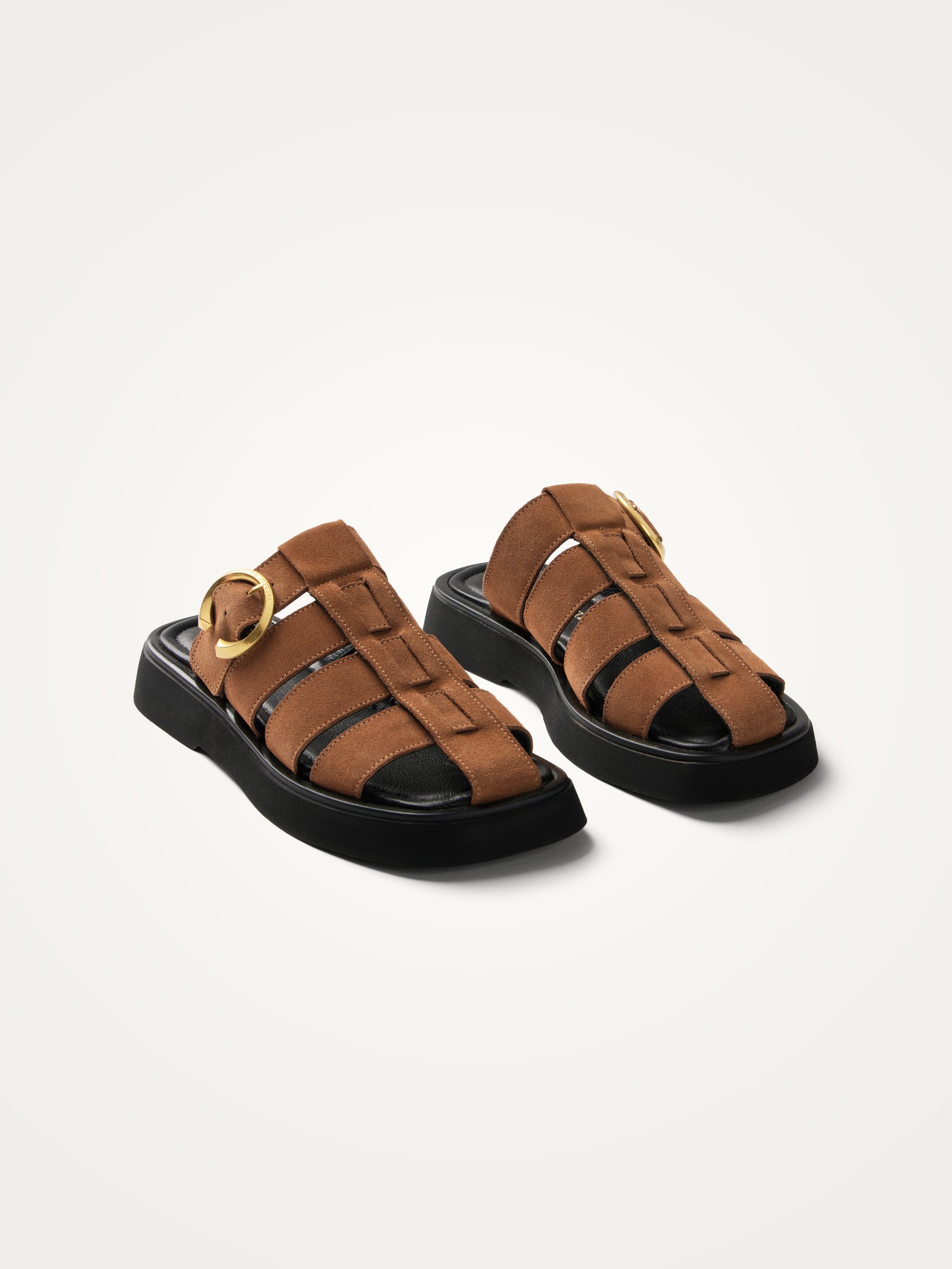 Mules SHAN Grid femme marron Vanessa Wu Mules SHAN Grid femme marron Camel