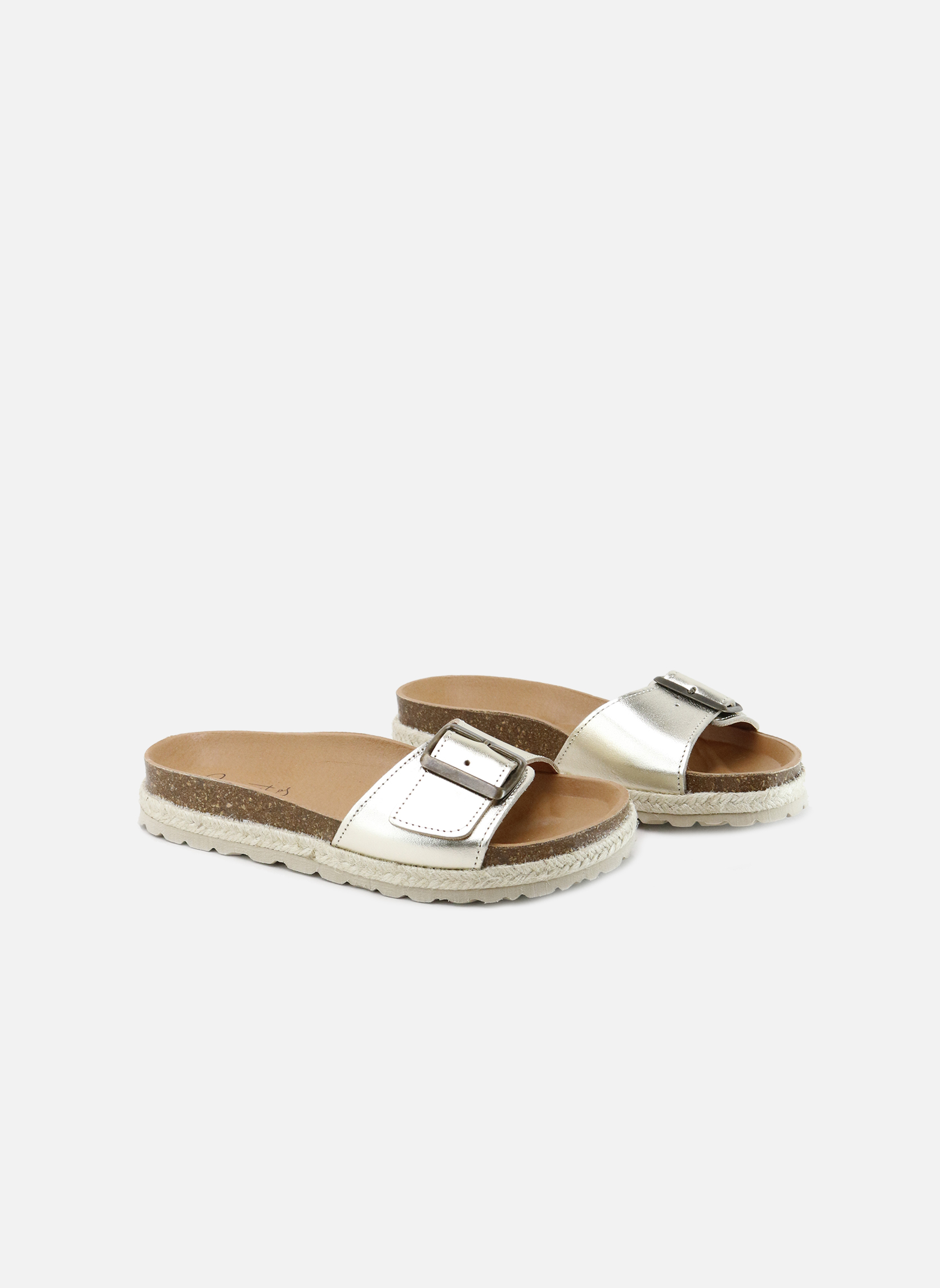 Sandales Sandales AJ47002-VAQUETA-LAMINADA-CHAMPAGNE Oro fille or et bronze Eli 1957 Sandales Sandales AJ47002-VAQUETA-LAMINADA-CHAMPAGNE Oro fille or et bronze Or