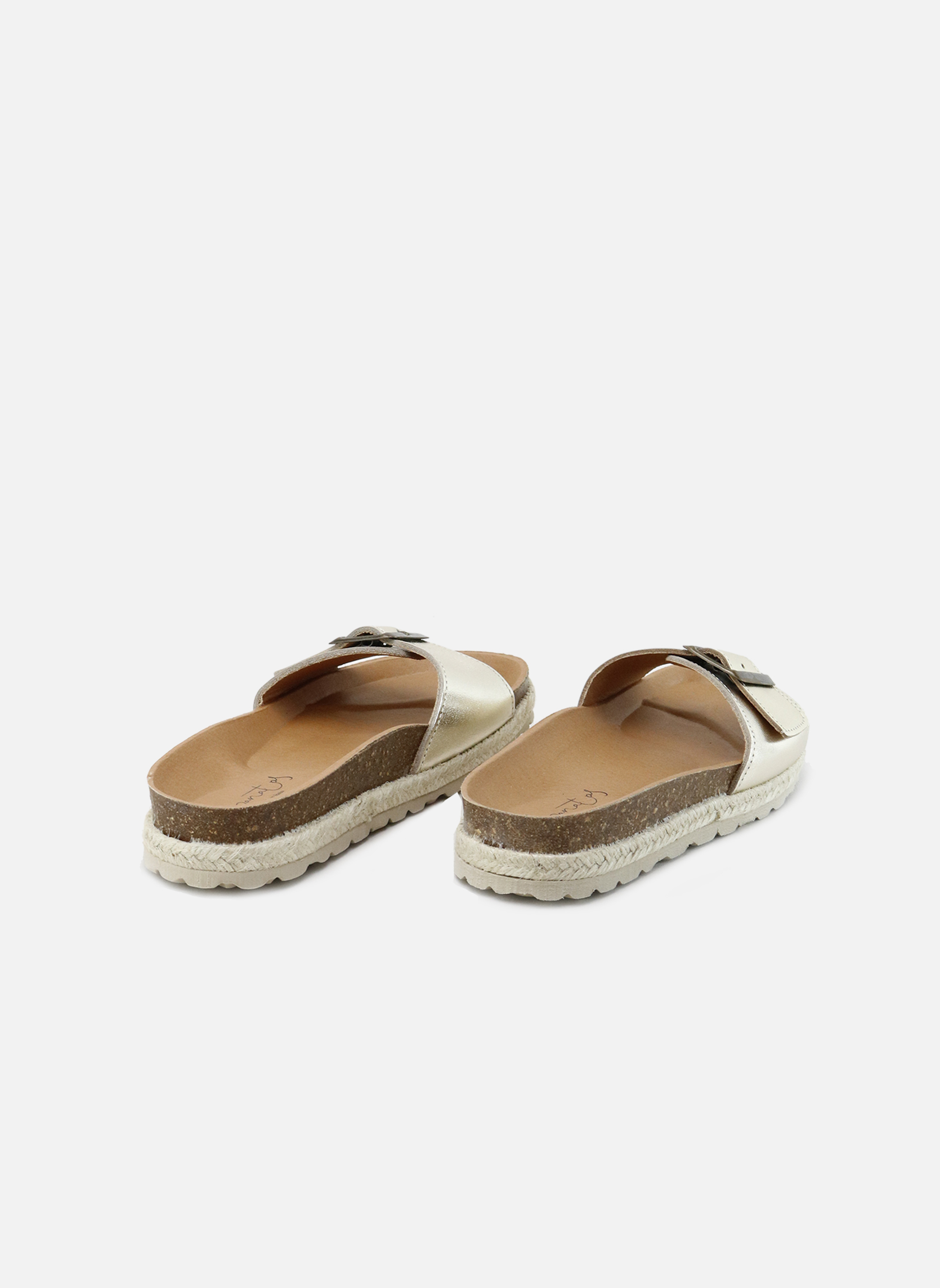Sandales Sandales AJ47002-VAQUETA-LAMINADA-CHAMPAGNE Oro fille or et bronze Eli 1957 Sandales Sandales AJ47002-VAQUETA-LAMINADA-CHAMPAGNE Oro fille or et bronze Or