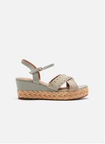 Sandales Dressing - Sandales Cuir Et Compensées En Raphia Gilsum - Gris femme gris Gioseppo Sandales Dressing - Sandales Cuir Et Compensées En Raphia Gilsum - Gris femme gris Gris
