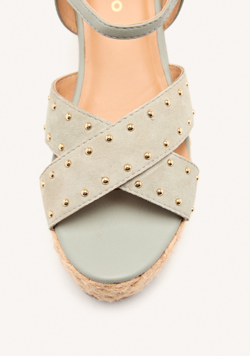 Sandales Dressing - Sandales Cuir Et Compensées En Raphia Gilsum - Gris femme gris Gioseppo Sandales Dressing - Sandales Cuir Et Compensées En Raphia Gilsum - Gris femme gris Gris