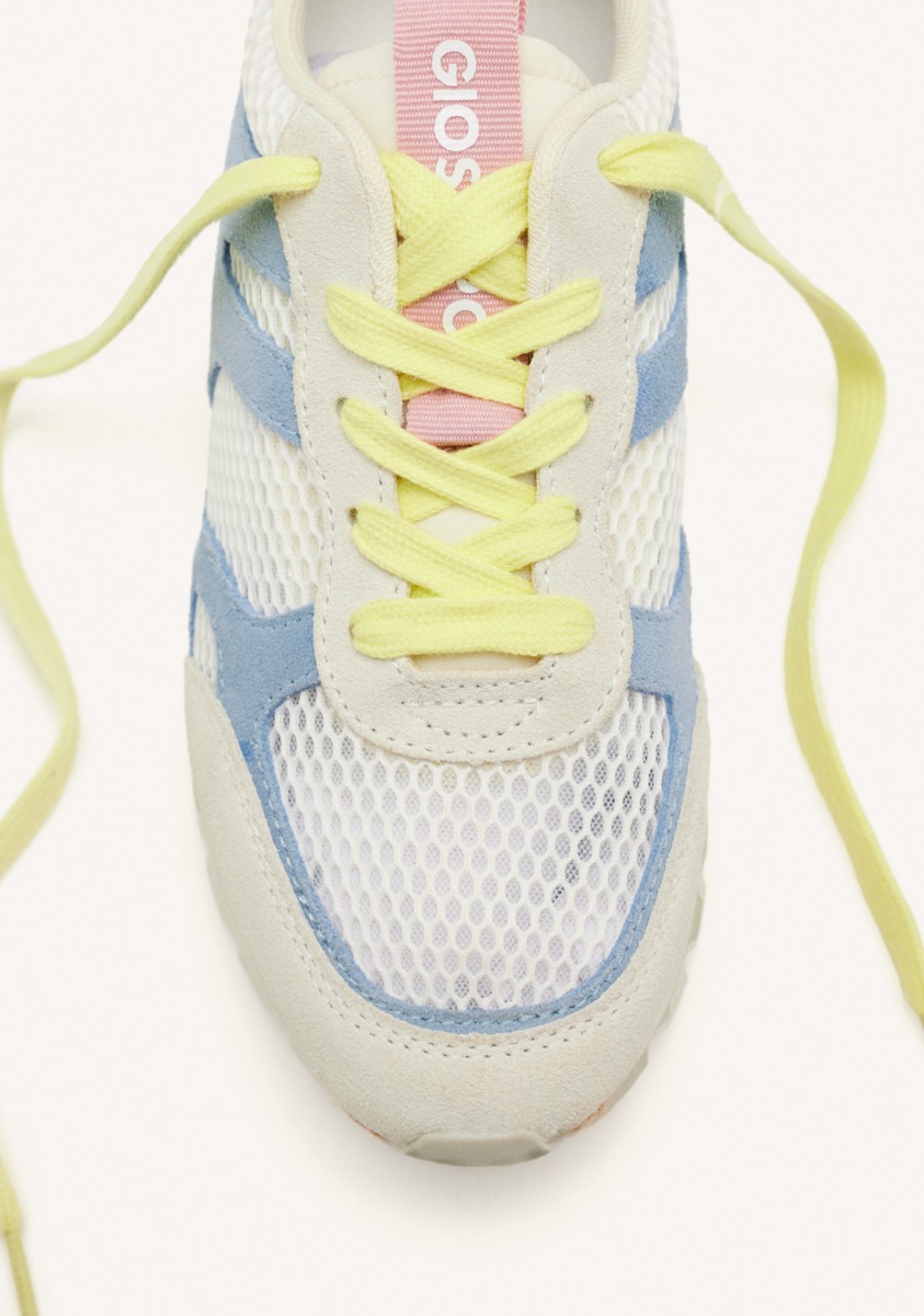 Baskets basses Cas&sport - Baskets Compensées Cuir Et Maille Eddington - Jaune femme jaune Gioseppo Baskets basses Cas&sport - Baskets Compensées Cuir Et Maille Eddington - Jaune femme jaune Jaune