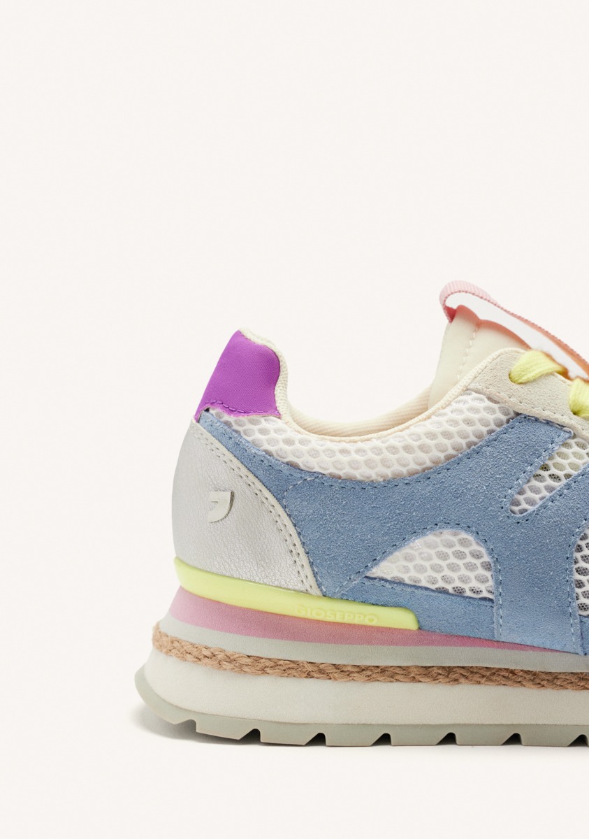 Baskets basses Cas&sport - Baskets Compensées Cuir Et Maille Eddington - Jaune femme jaune Gioseppo Baskets basses Cas&sport - Baskets Compensées Cuir Et Maille Eddington - Jaune femme jaune Jaune