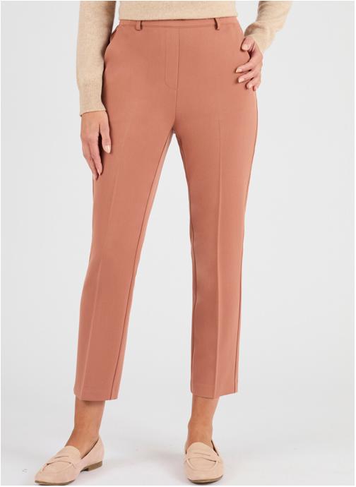 Damart Pantalons droit 78955 femme marron