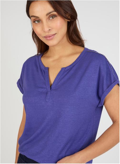 Damart Tee-shirts 84529 femme bleu